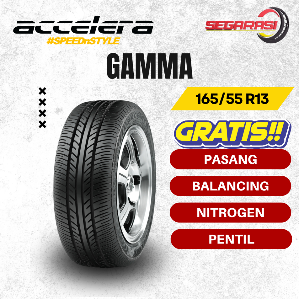ACCELERA GAMMA 165/55 R13 - BAN MOBIL ACCELERA GAMMA 165 55 R13
