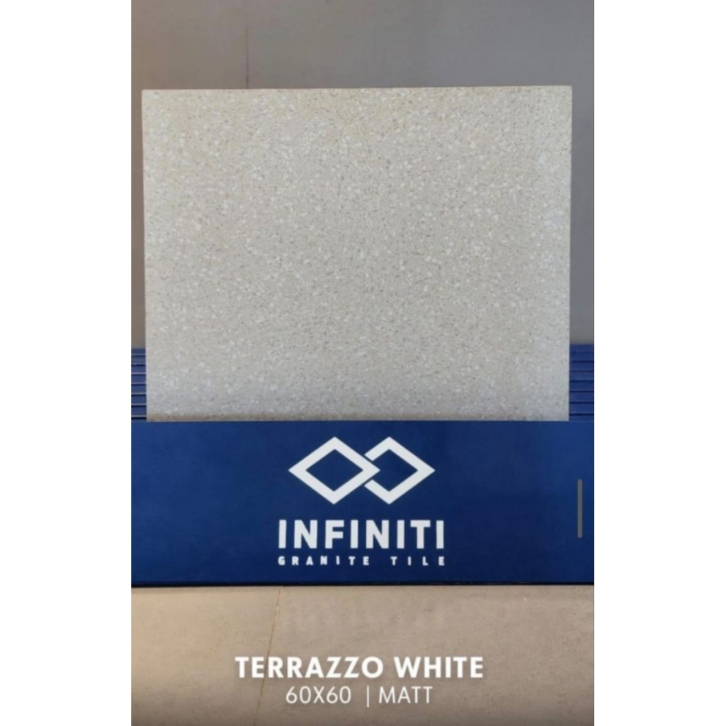 granit infiniti terrazzo white matte 60x60 grade A