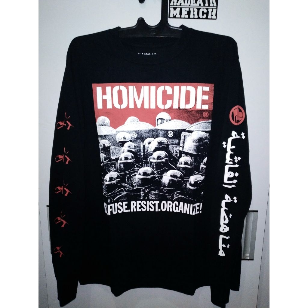 longsleeve homicide refuse rilisan lama L