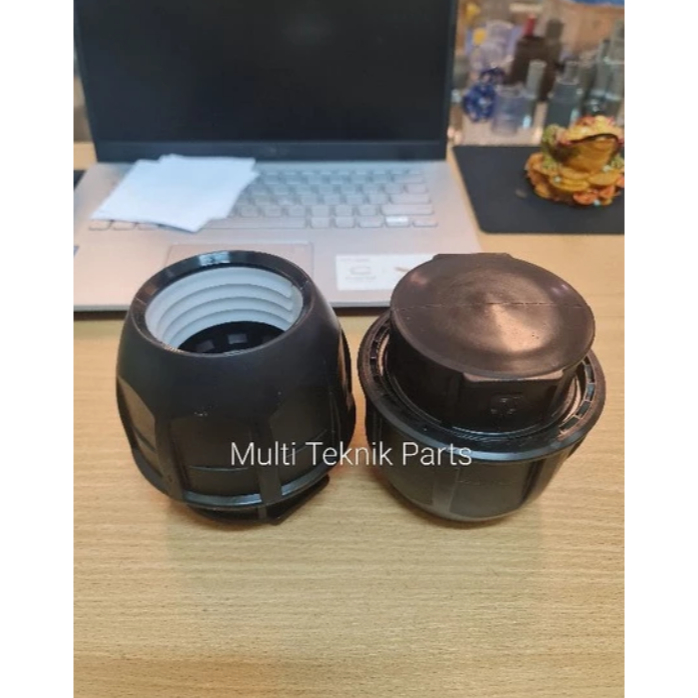 Dop Tutup HDPE 63 mm / End Cap Pipa hdpe 2" inch