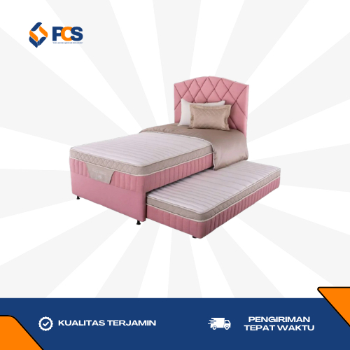 Twin Bed Comforta Series Perfect Teenager / Twinbed Atas Bawah / Kasur Sorong / Springbed & Sandaran
