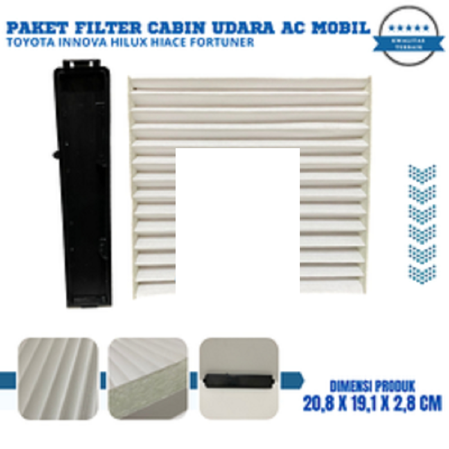 PAKET TUTUP FILTER  AC Mobil Innova Fortuner HILUX HIACE
