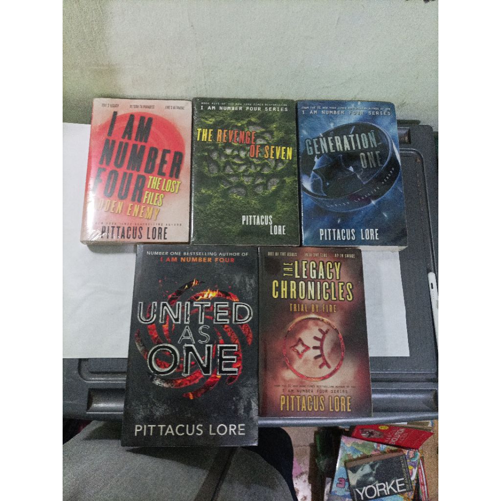 novel import The Revenge of the Seven, Generation one, United As One, I Am  number four The Lost fil