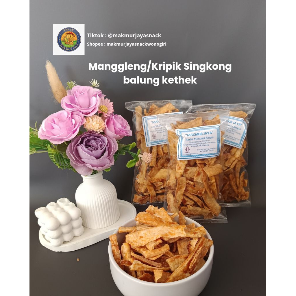 Manggleng/Balung Kethek (Keripik Singkong Pedas Manis)