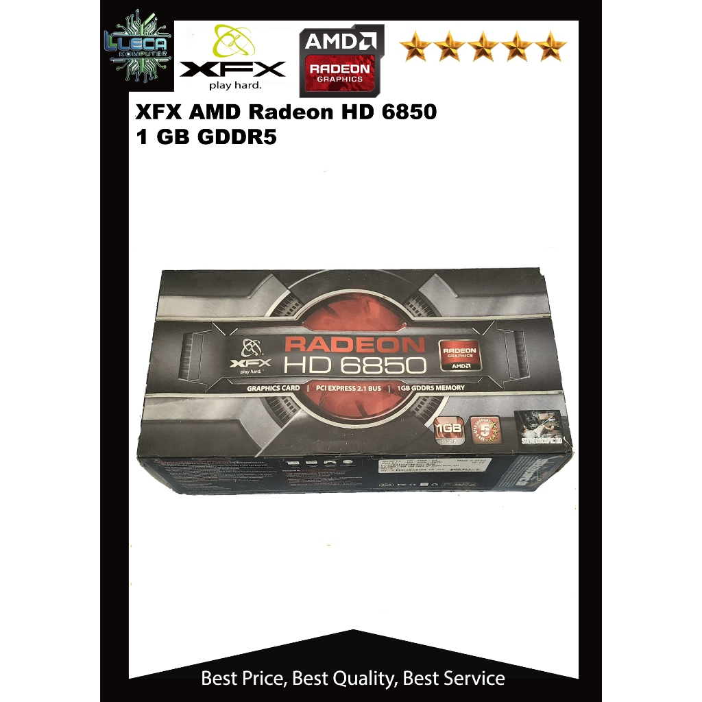 (Second) VGA XFX AMD RADEON HD 6850 1GB GDDR5 Lengkap dengan Kotak