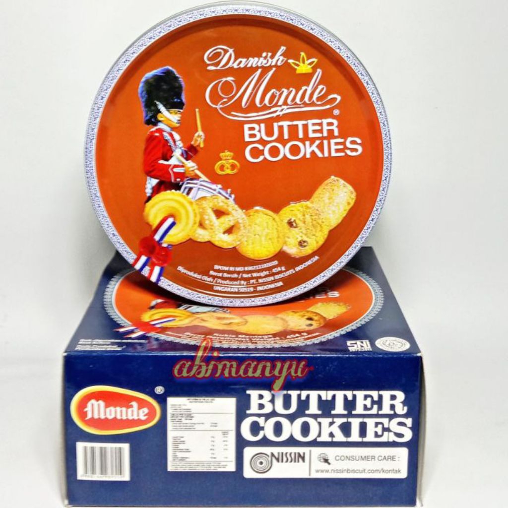 monde butter cookies 454 gram kukis mentega 454gram