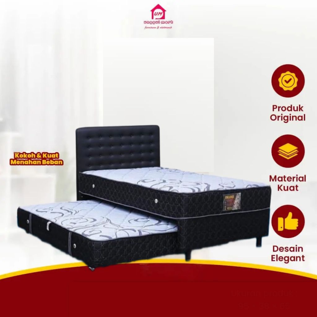 Springbed Sorong 2in1 Central Unggul Mart