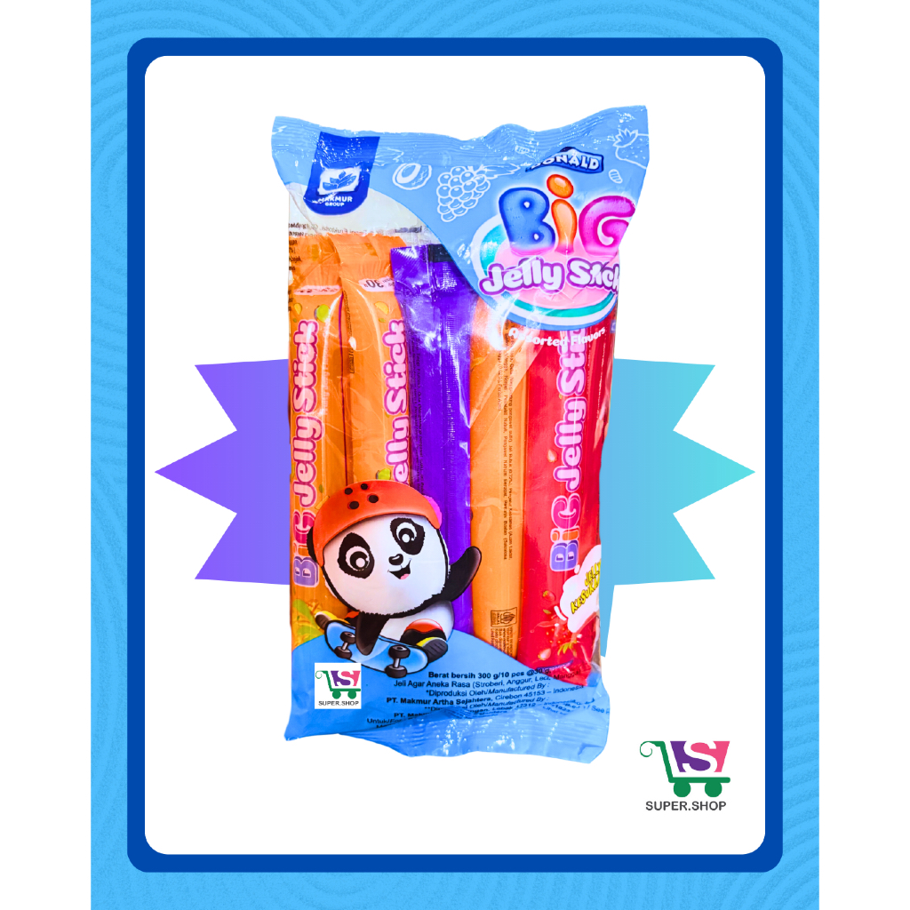 DONALD BIG JELLY Stick Jeli Agar (isi 10 pcs)