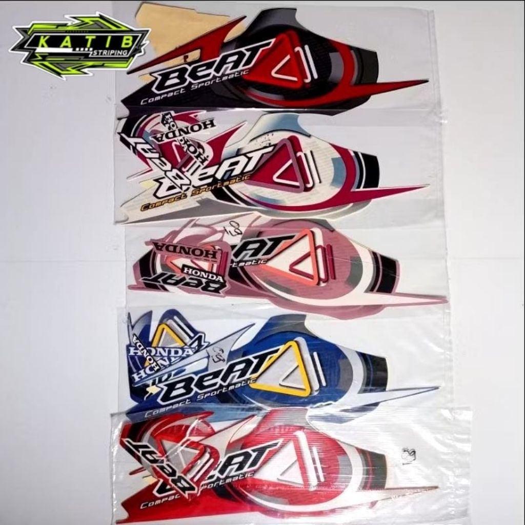 STRIPING BEAT KARBU 2009 LENGKAP FULLSET ORIGINAL LOOK-STIKER BEAT KARBU 2009 LENGKAP FULL BODY