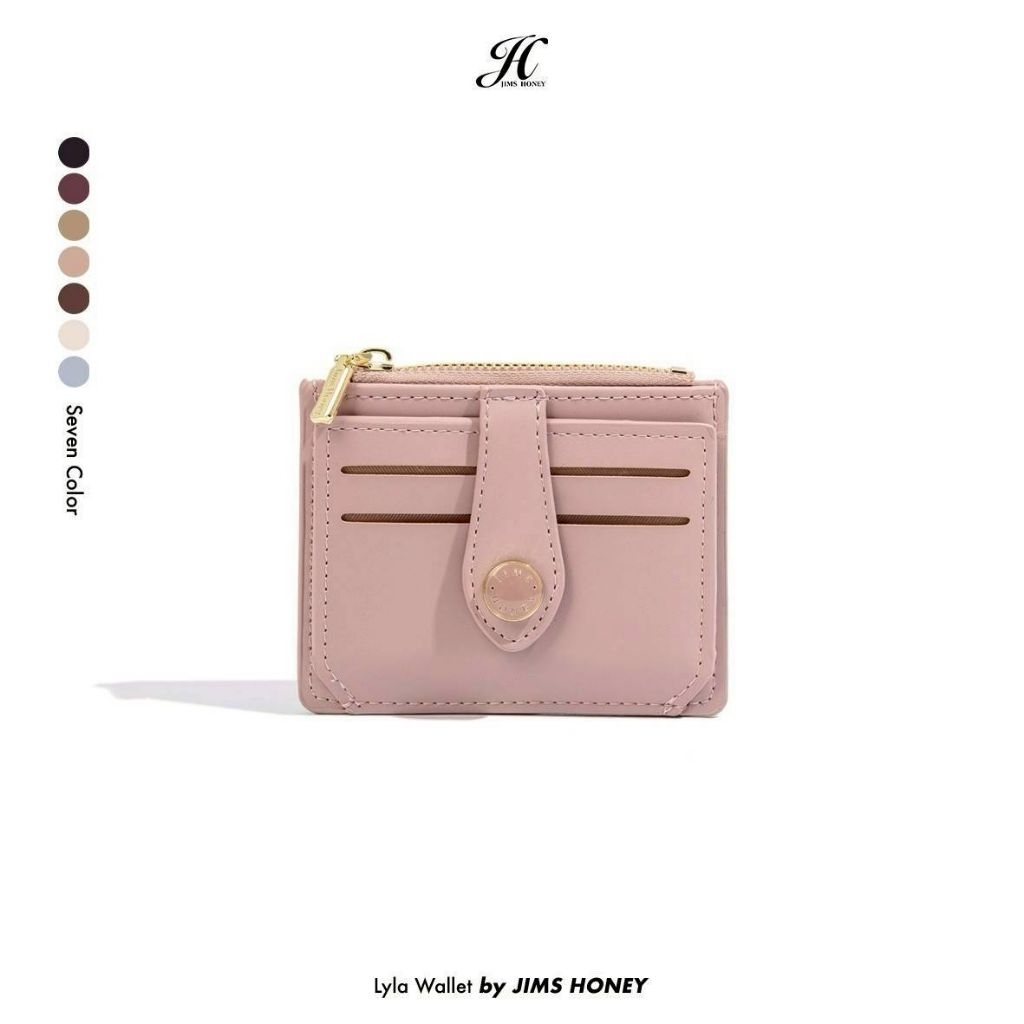 Dompet Wanita Mini Jims Honey Lyla - Dompet Kecil Jimshoney - Dompet Lipat Kulit Trendi Dompet Kartu