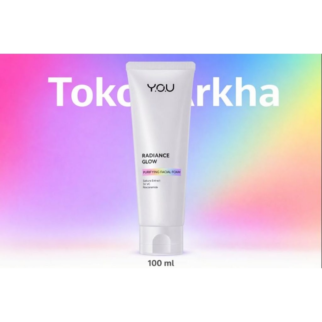 Y.O.U Radiance Glow Pembersih Wajah Vitamin C & Niacinamide 100 g
