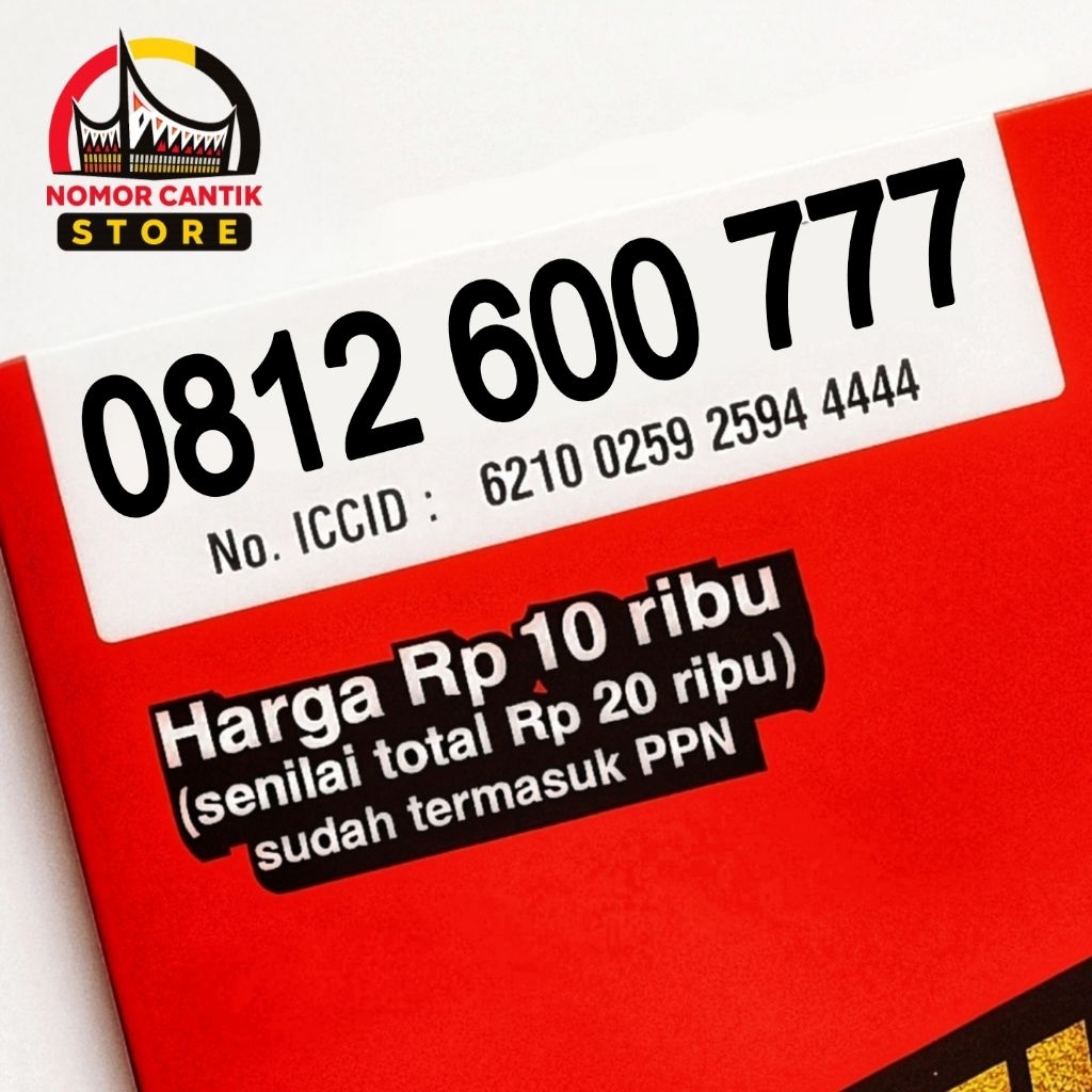 NOMOR CANTIK SIMPATI 10 DIGIT TRIPLE 7 777 ANGKA BESAR HOKI KWARTED PANCA HEXA ILUFA TELKOMSEL