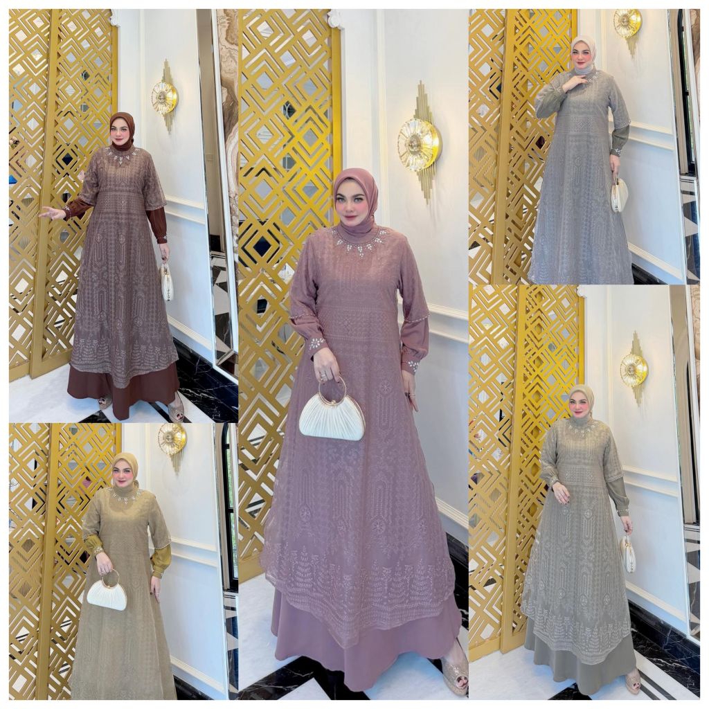 Gamis Dress Terbaru Zunaira by Hijrah