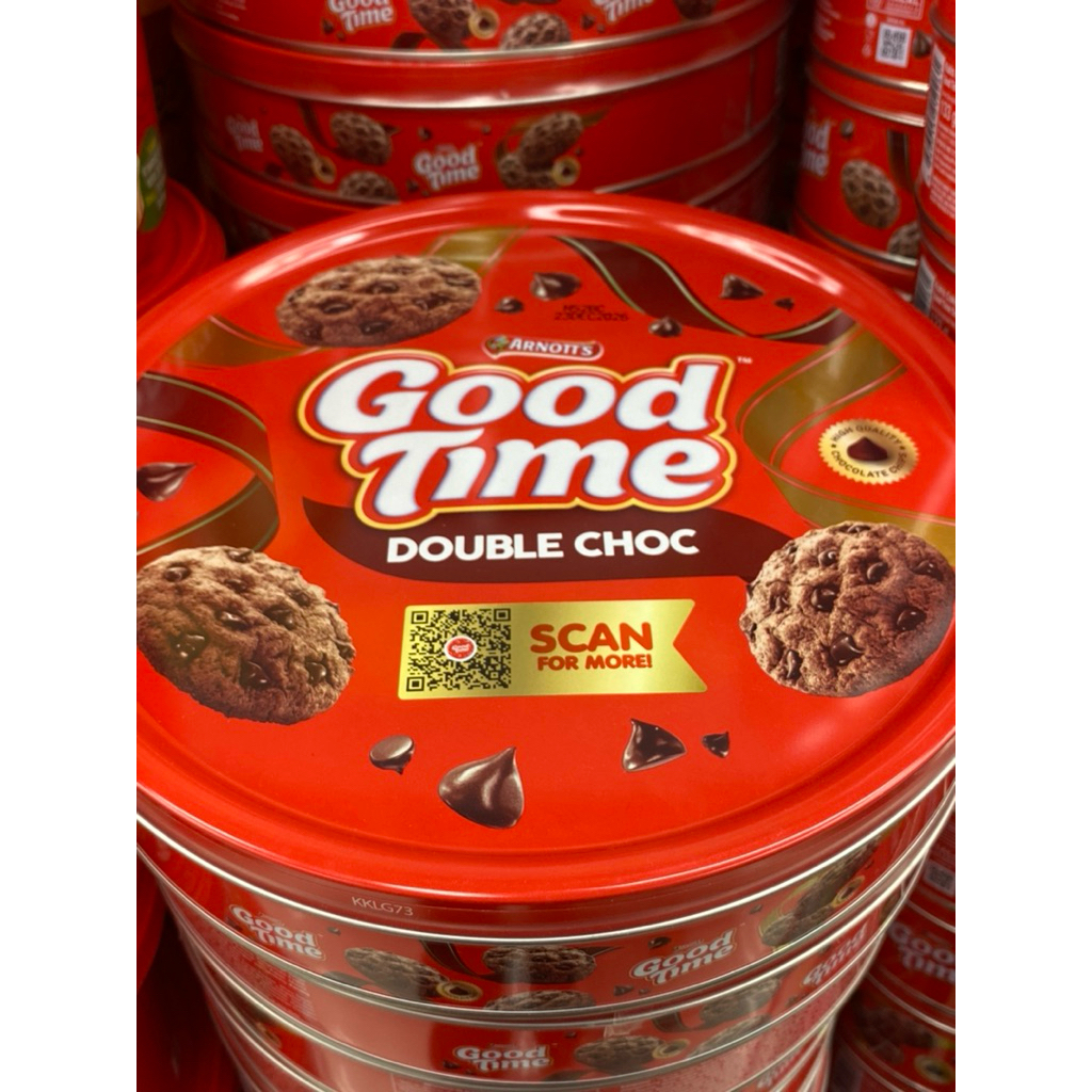 Good Time Cookies 233 gr 1 KARTON ISI 6 KALENG
