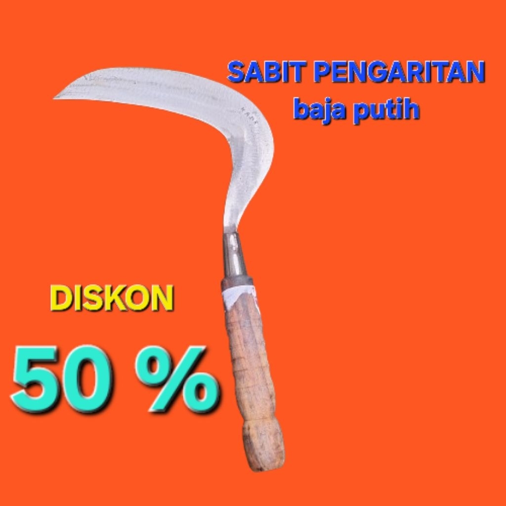 Sabit pengaritan rumput baja putih super tajam