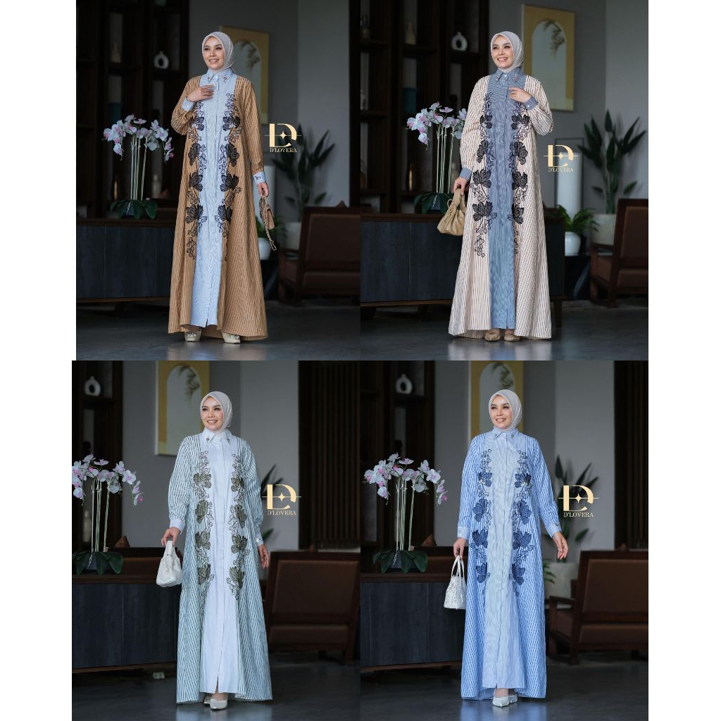 Gamis Dress Terbaru Aya by D'Lovera
