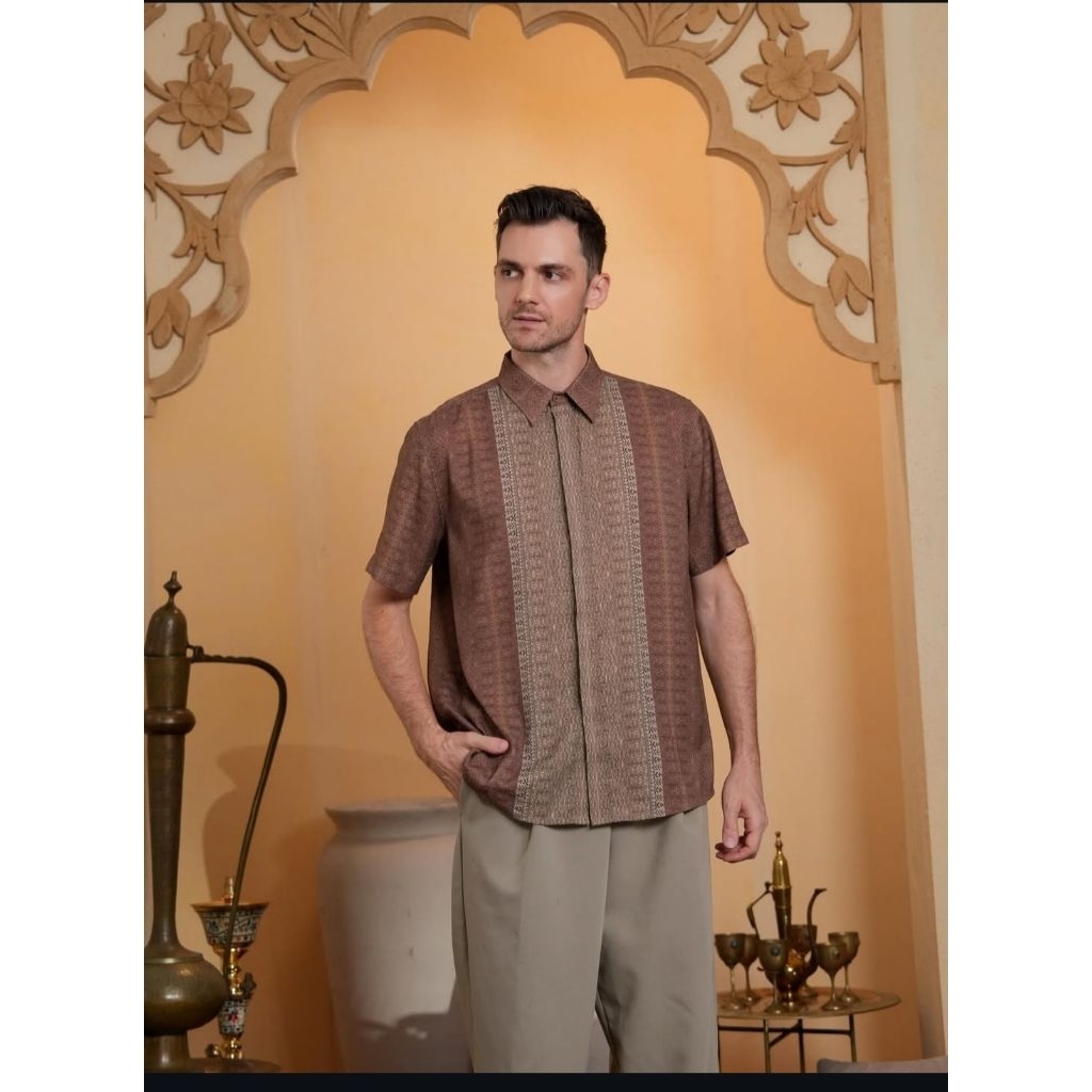 Amani Shirt Koko Pria Premium Koleksi Raya By HeavenLight