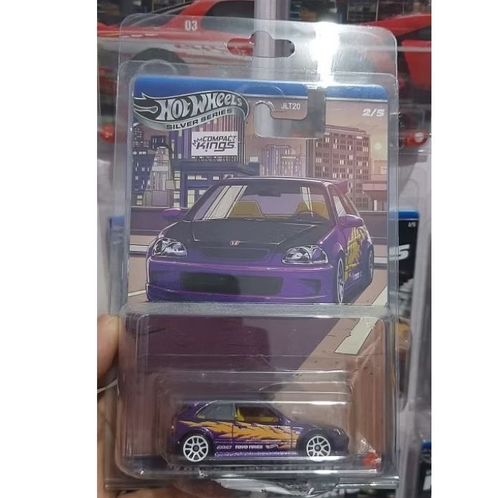 Hotwheels Civic EK.9 Ungu