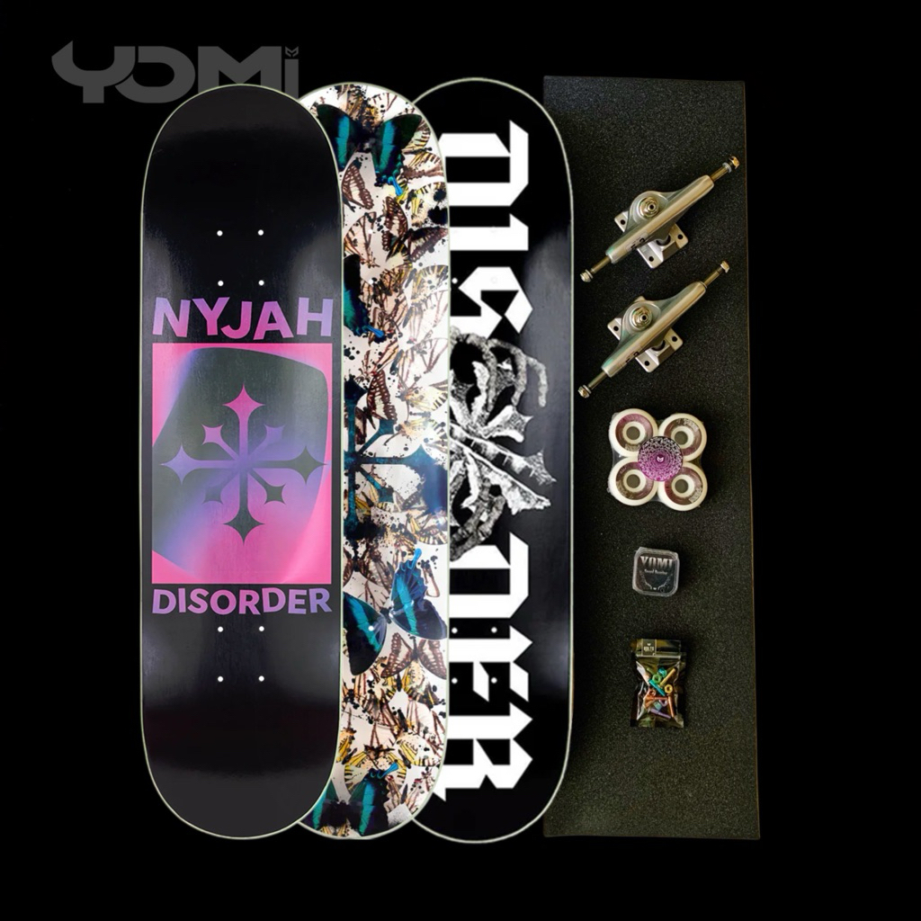 Disorder Skateboard Fullset ukuran 7.75 7.8 8.0 8.125 8.25 | Rekomendasi Fullset Skateboard
