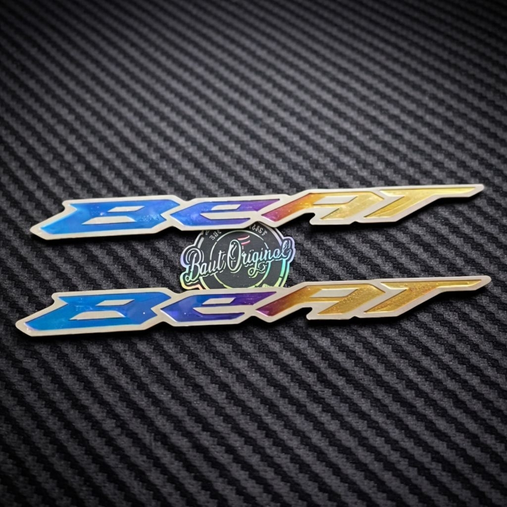 Emblem Logo Titanium Beat Original Vietnam 1 Pasang