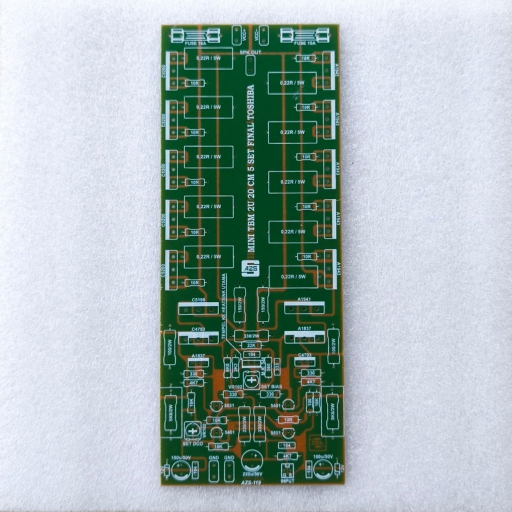 PCB Driver TBM Mini 2U Plus 5 Line Set TR Final Toshiba Power Amplifier