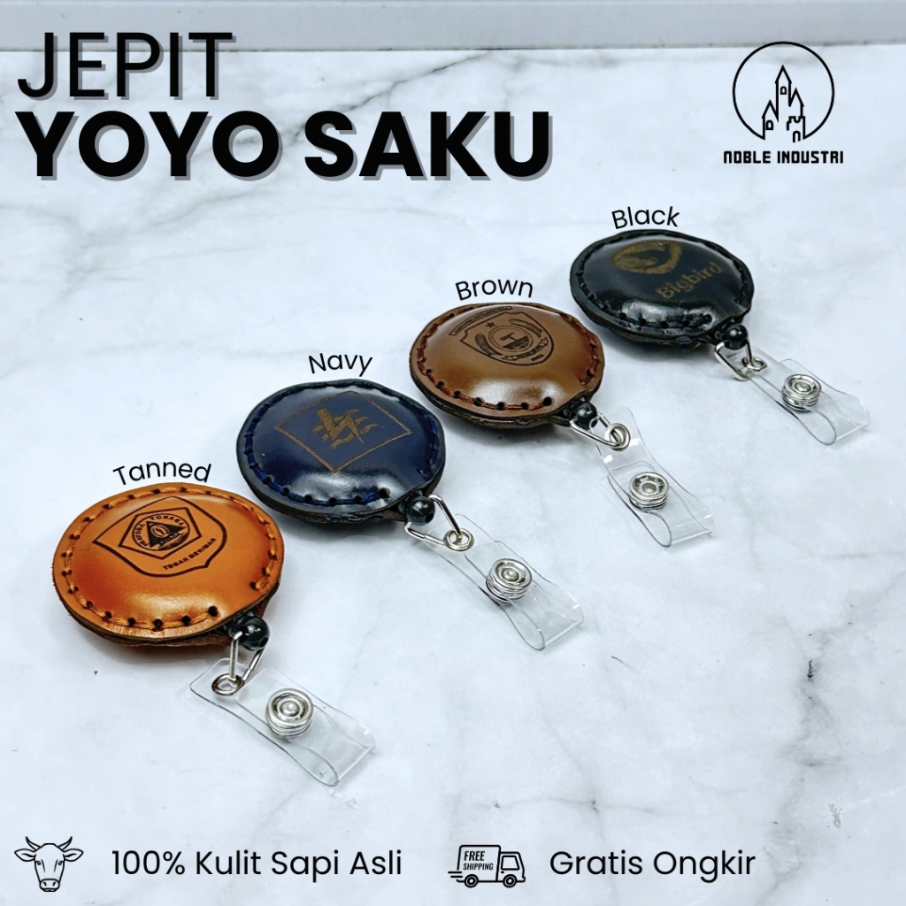 Yoyo Pin Kulit Id Card Holder Kulit Premium Custom
