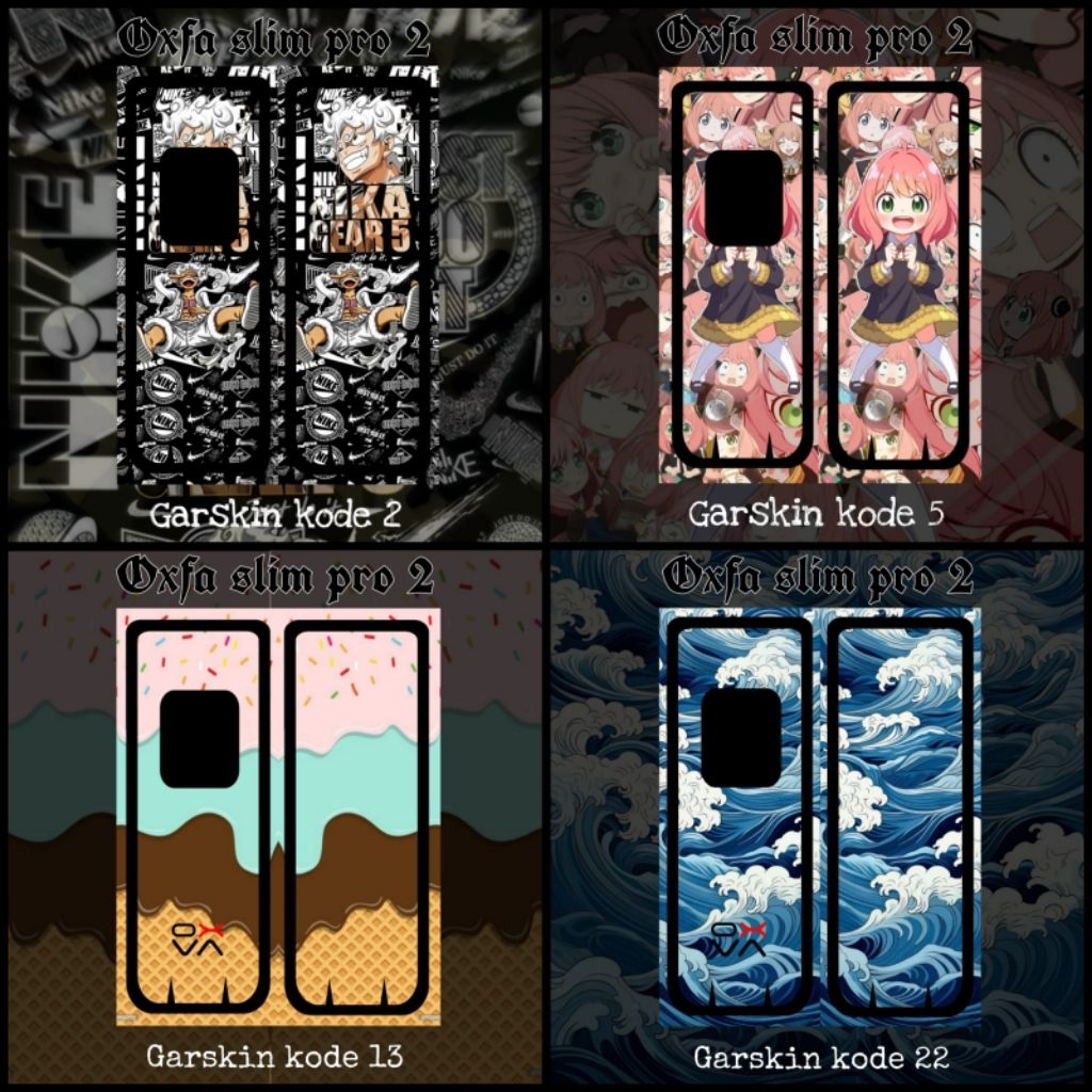 stiker oxkpah slime PROh 2 laminasi doff glosy