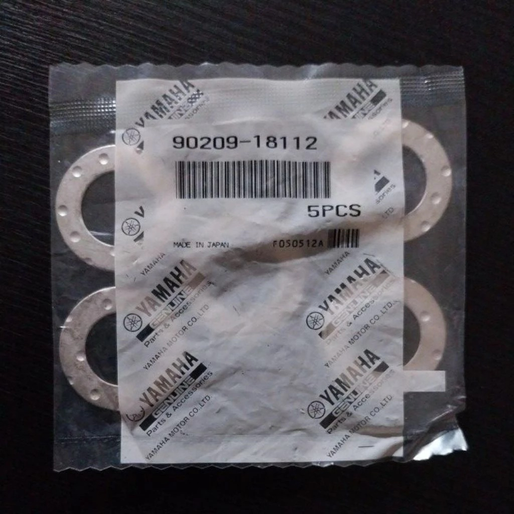 WASHER 90209-18112 (5 PCS) UNTUK MESIN TEMPEL YAMAHA 4PK 5PK 8PK 2TAK