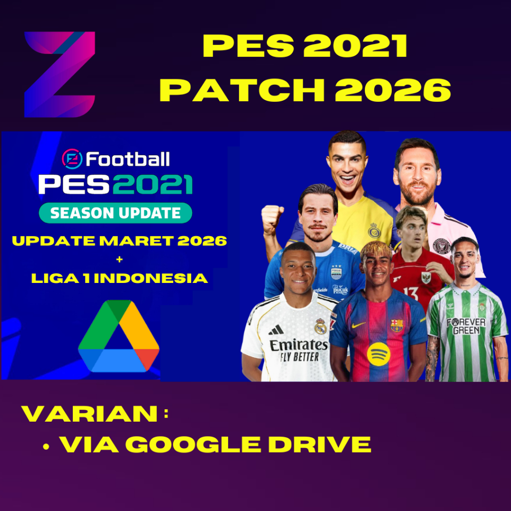 PES 2021 PATCH 2025 Update Terbaru + BRI LIGA 1 Game eFootball Pro Evolution Soccer 2021 Patch 2025 