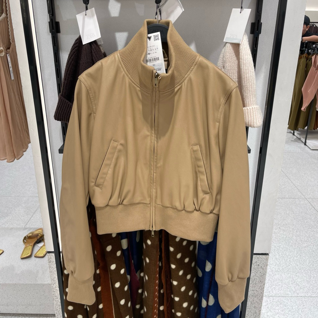 Jaket Leather ZARA Women Jastip (jasa titip)