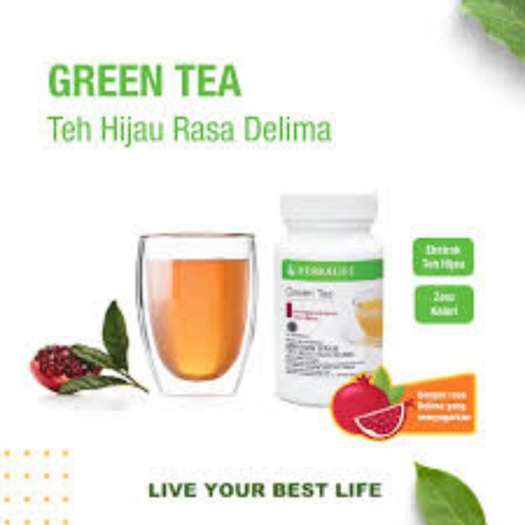 Tea Herbalife- Gree Tea Pomegranate Anti Oksidan