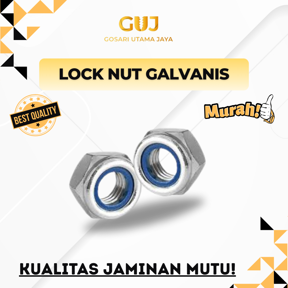 Mur Nylon / Lock Nut M20 Picth 2,5 Kunci 30