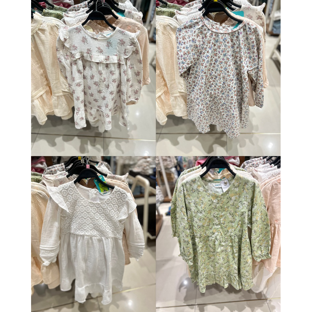 NEW 2026 LITTLE M Dres anak size 3-7