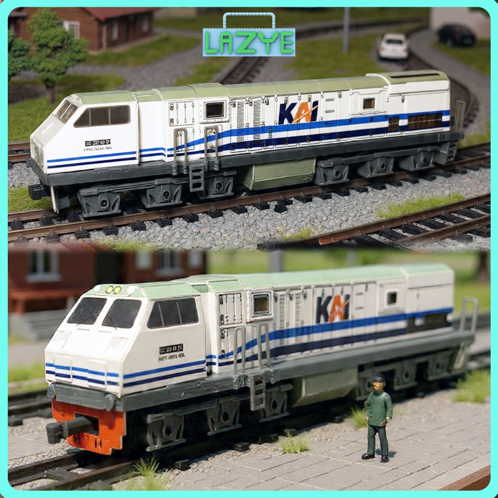 Mainan Miniatur Lokomotif CC 203 KAI – Model Livery Dua Garis Biru / WnB - Kereta Api Indonesia