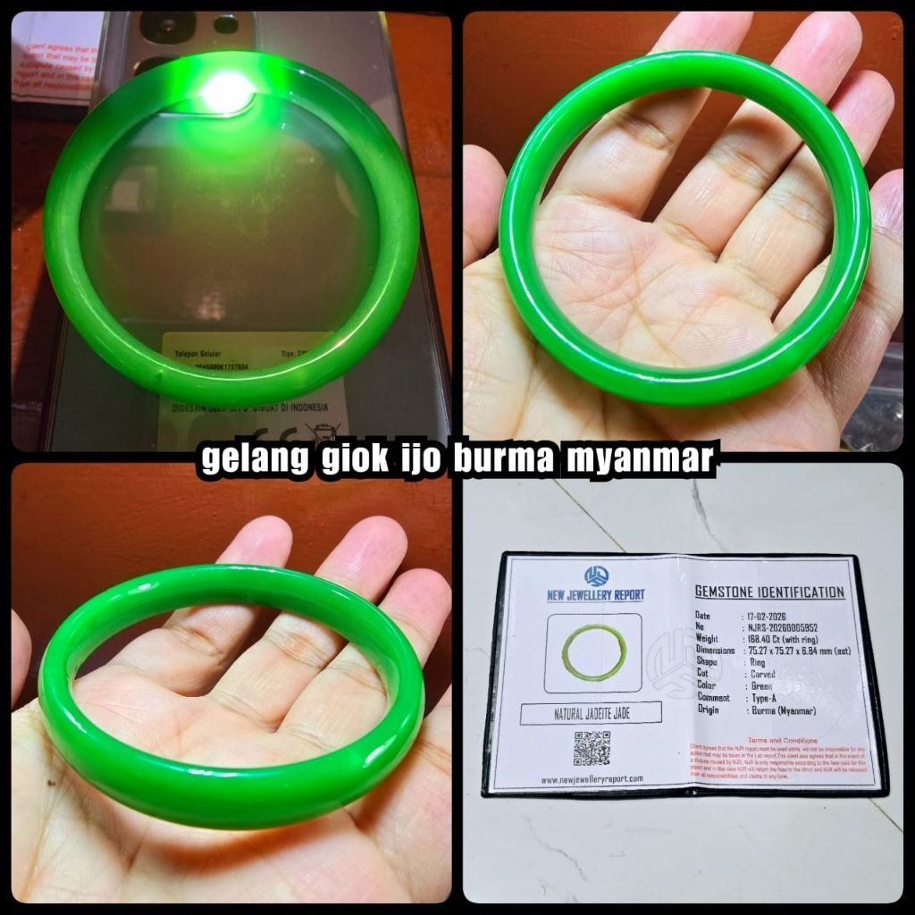 GELANG GIOK BURMA TYPE - A KRISTAL YA
