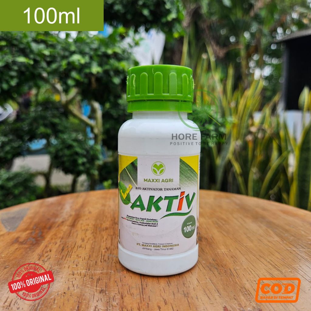 AKTIV 100ml – Bio Aktivator Tanaman dengan Asam Amino dan Mikroba Bermanfaat - Maxxi Agri