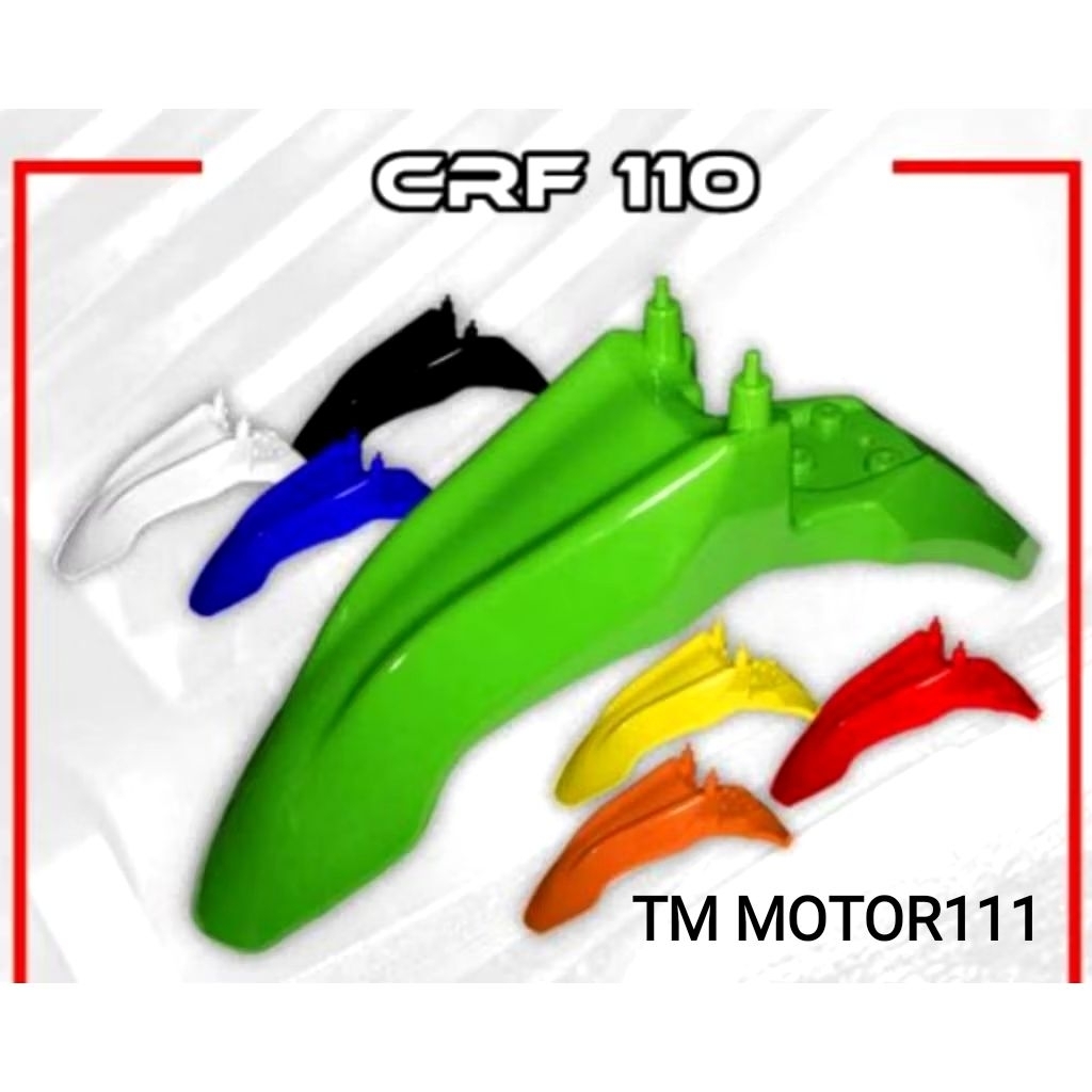 SPAKBOR DEPAN CRF 110 NEW FENDER CRF 110 SUPERMOTO SLEBOR CRF 110 NEW SPAKBOR CRF 110 NEW SUPERMOTO