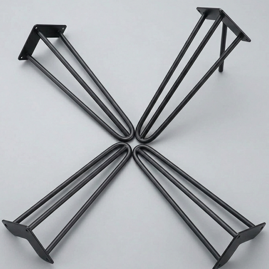 Kaki Meja Bahan Besi Untuk Meja Tinggal Tempel