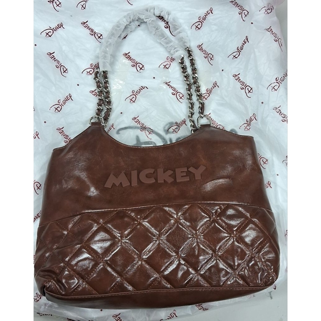 tas hobo disney Mickey mouse coklat shoulder bag atau bahu
