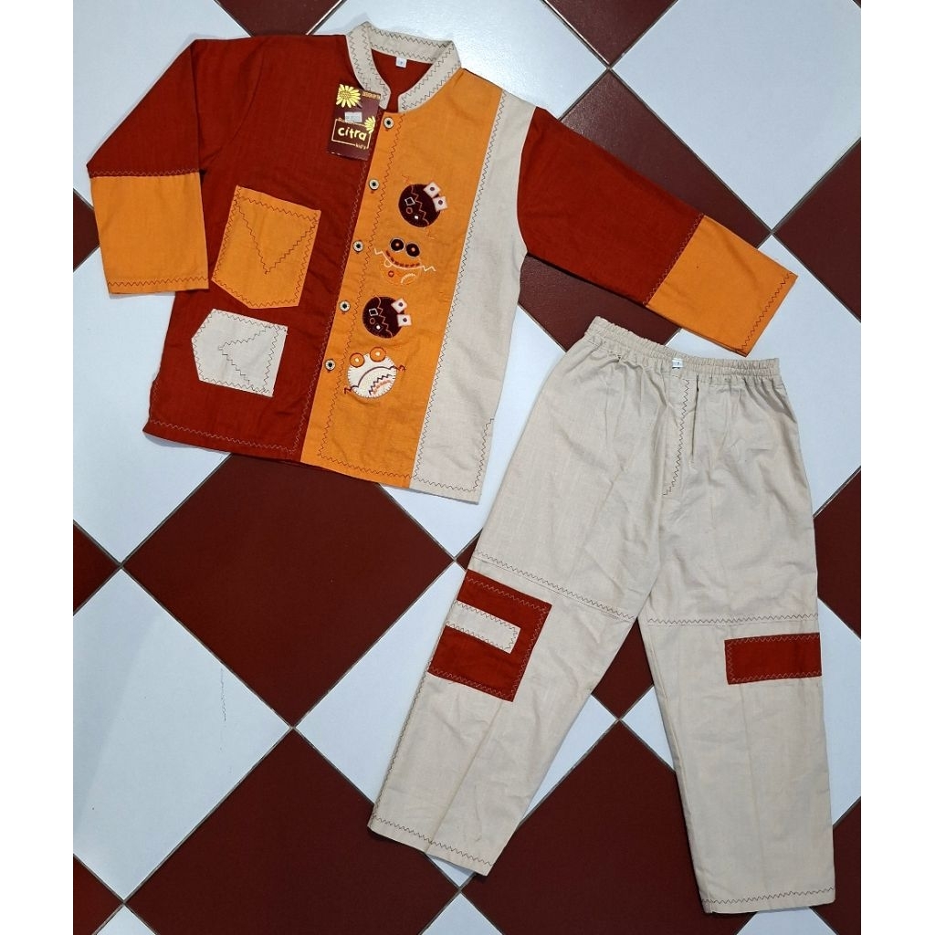 [CLEARANCE SALE  - DISKON BESAR] [ORI] Setelan Koko Anak "CITRA KIDS" Size 07