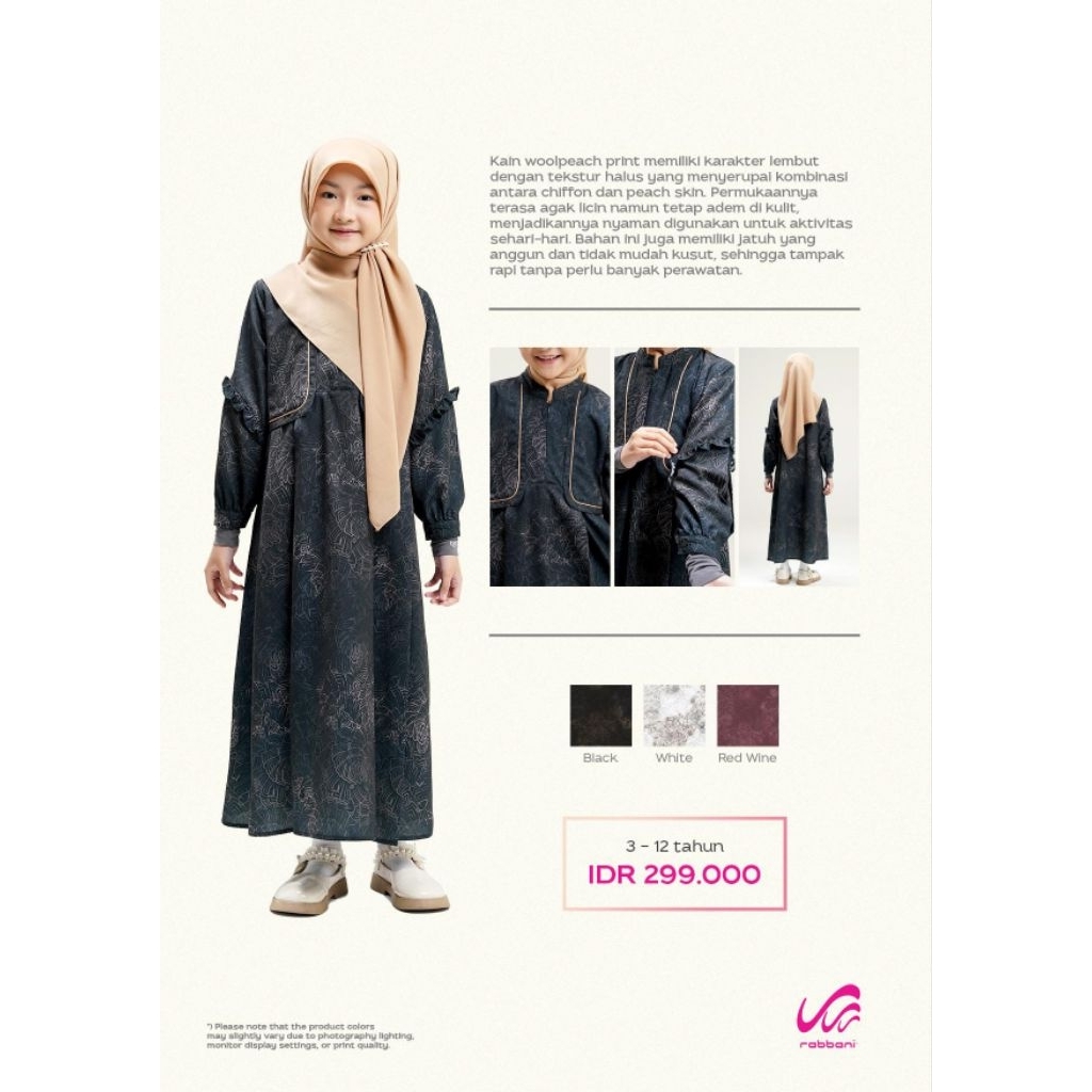 RABBANI 2026 _ DRESSCUTE RABBANI SARANG DANURATI / GAMIS ANAK RABBANI DANURATI