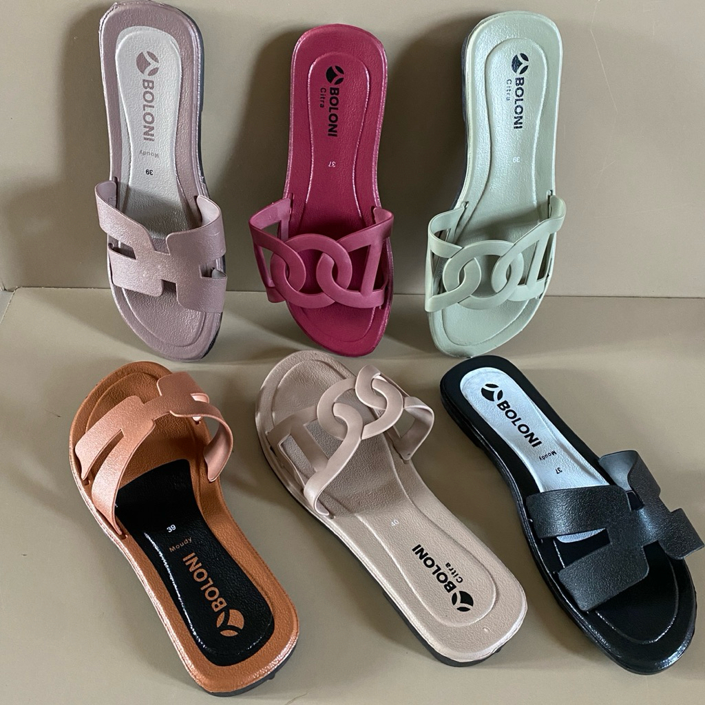BOLONI MOUDY CITRA SANDAL SLOP WANITA