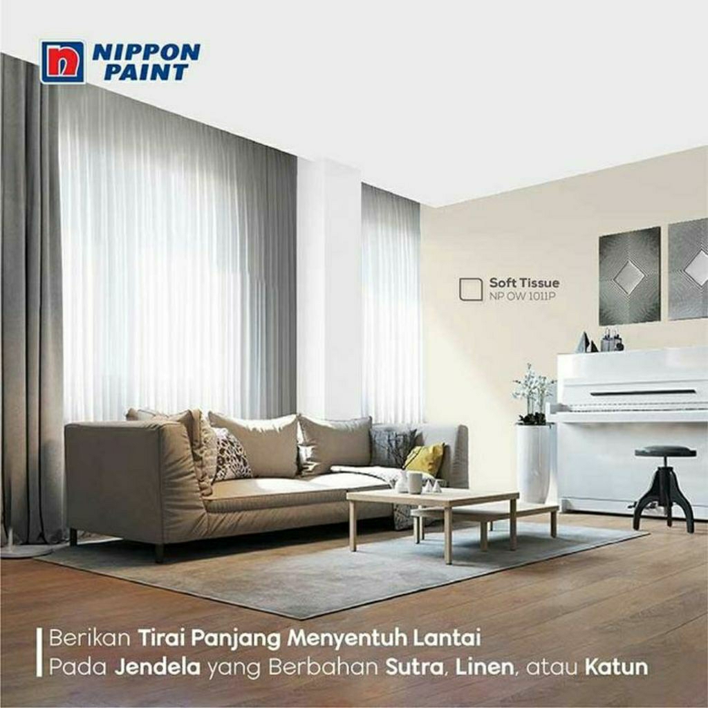 NIPPON PAINT Vinilex Soft Tissue 1011P 4.5kg