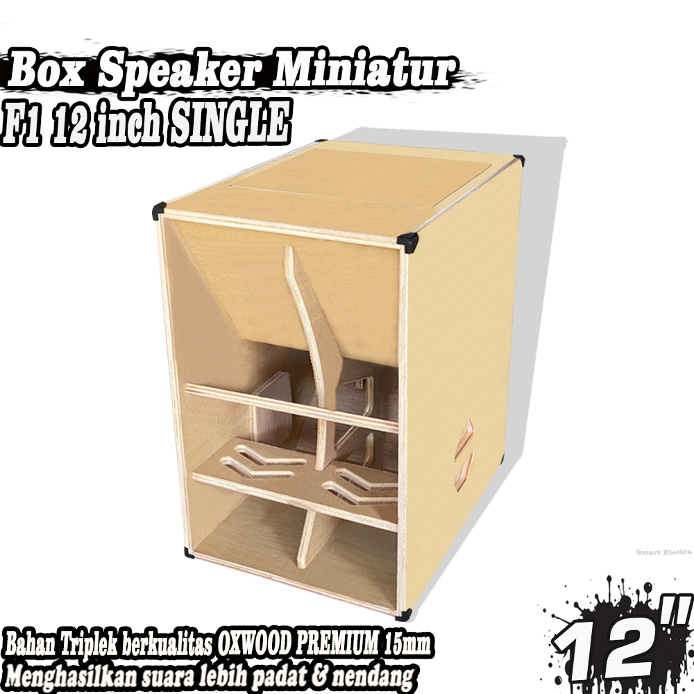 Box Speaker Miniatur F1 12 Inch Single
