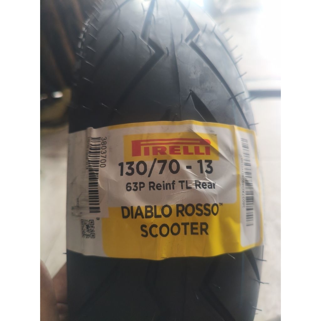 Ban Luar Pirelli Diablo Rosso Scooter 130/70-13 rear belakang NMax PCX ADV 160