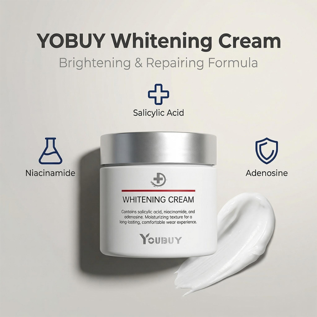 Youbuy Whitening Cream | Krim Pemutih Wajah dengan Niacinamide & Salicylic Acid | BPOM Approved | Me
