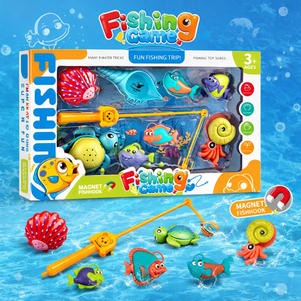 Mainan Anak Fishing Fun Game Magnetic Fishing 272-561A