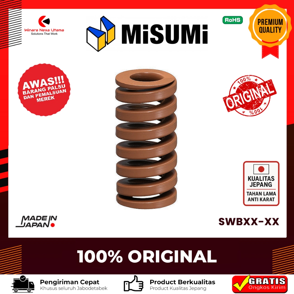 Per Spring Coil Spring Misumi SWBXX-XX Original Japan Per Misumi