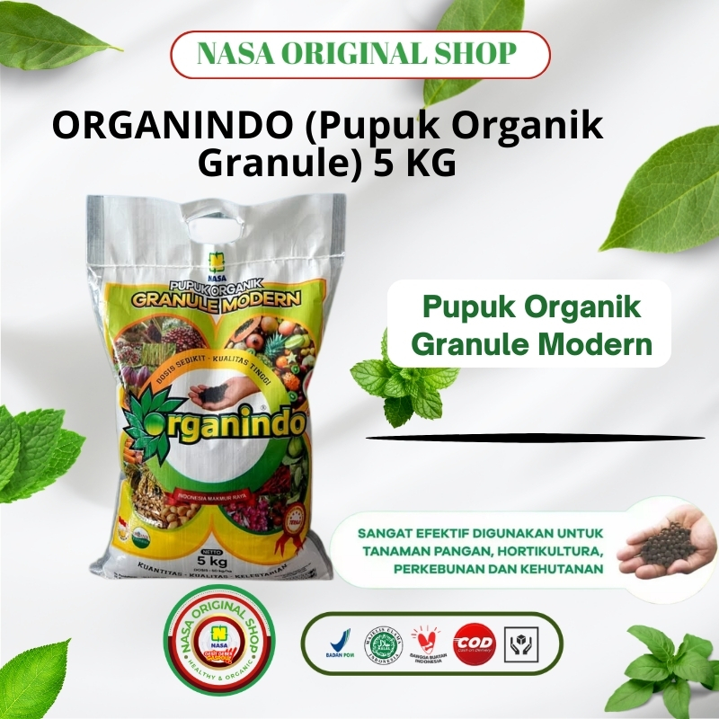 SGRAN 5kg Supernasa Granule NASA Pupuk Organik Granul Untuk Padi Sayur Buah