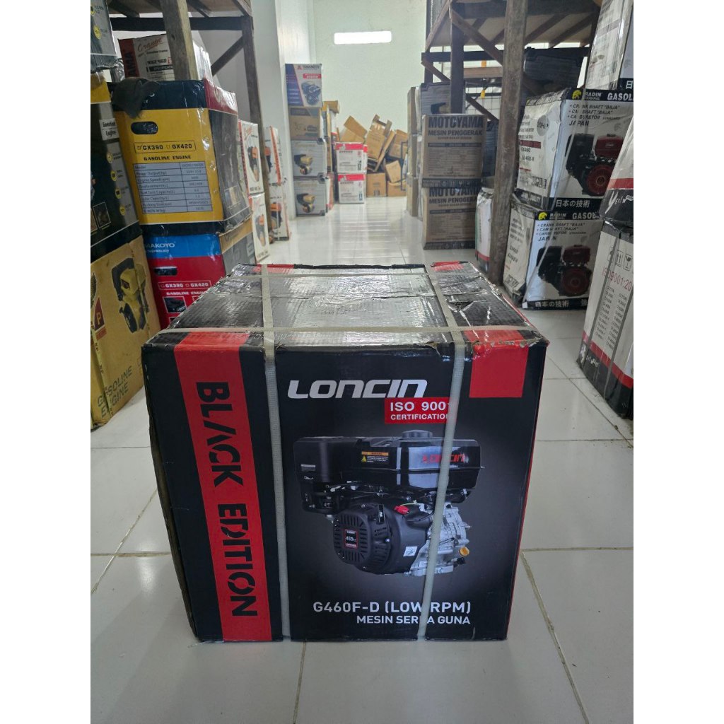 LONCIN MESIN PENGGERAK SERBAGUNA BENSIN 16 HP 459CC - LONCIN G460F-D (PUTARAN LAMBAT)